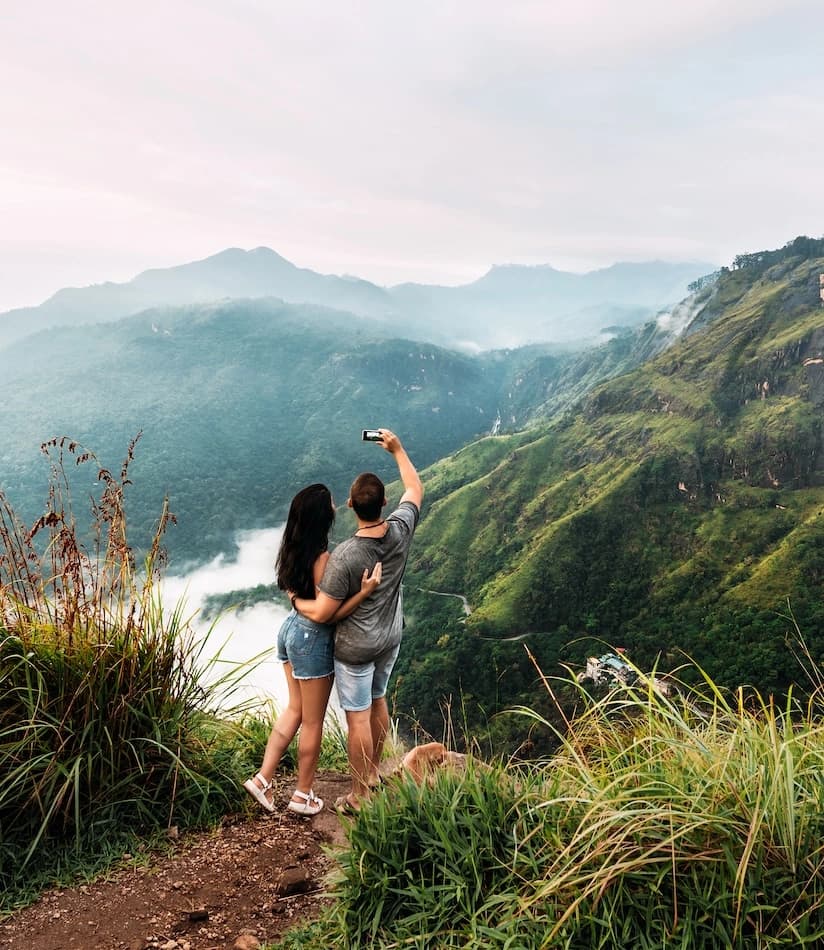 Scenic view of Sri Lanka landscape