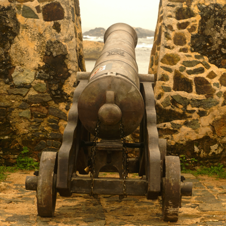 Dutch colonial buildings inside Galle Fort showcasing 17th-century architecture