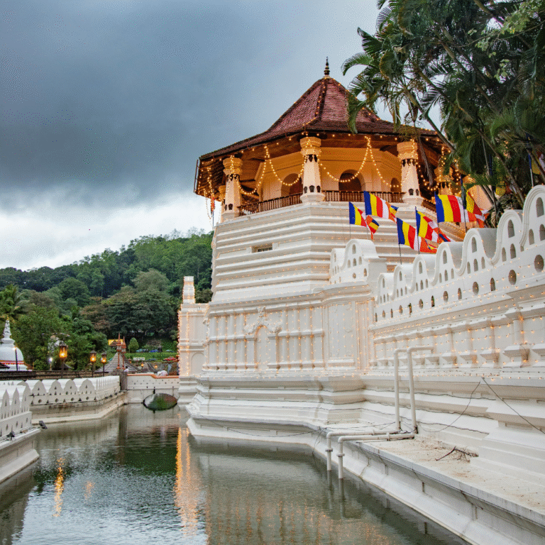 Top Buddhist pilgrimage site in Sri Lanka with stunning traditional architecture.