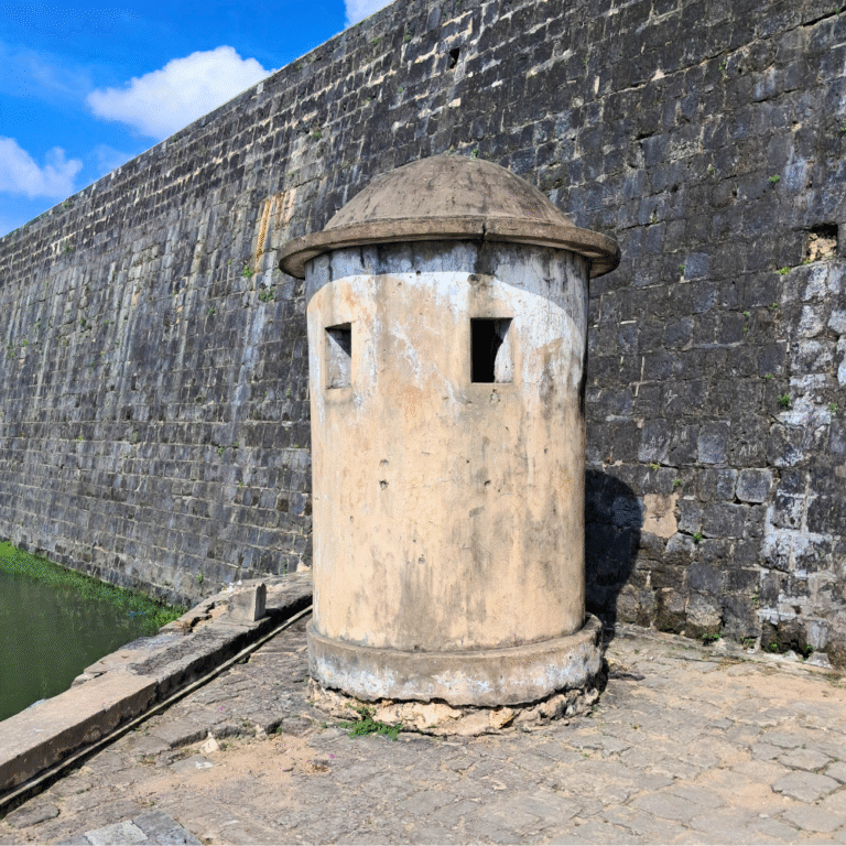 Jaffna Fort ruins showcasing colonial-era stone structures.