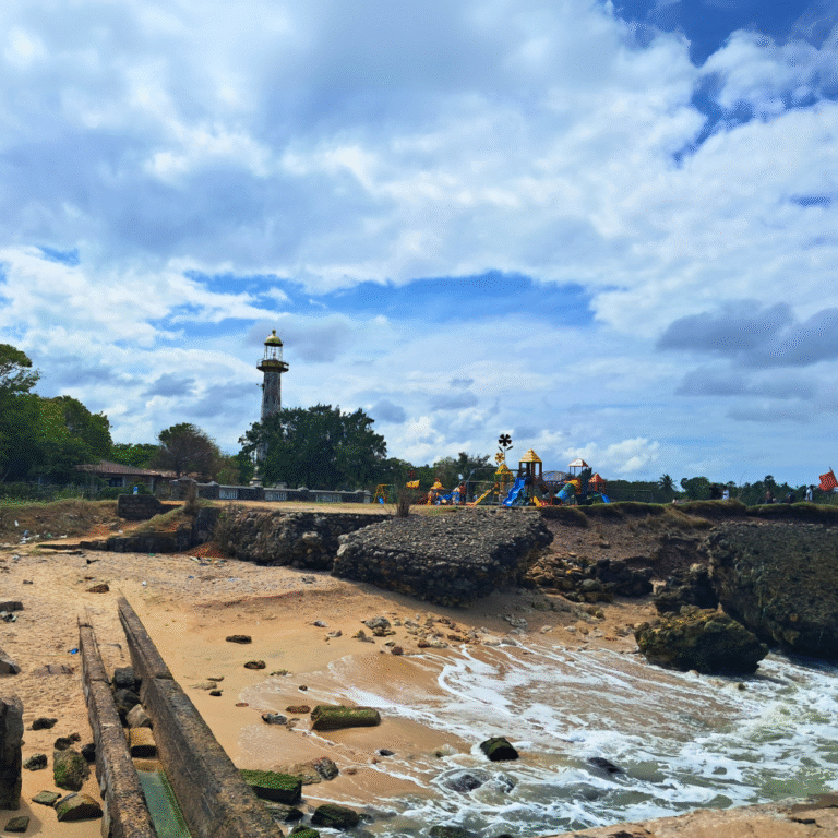 Tranquil waves at Kankesanthurai coastal area