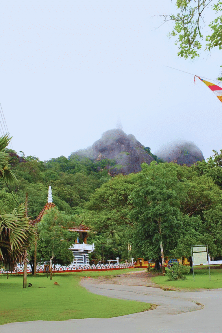 cultural heritage site of Dimbulagala in Sri Lanka