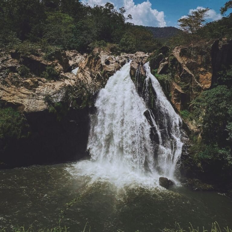 scenic view of Duvili Ella surrounded by lush greenery