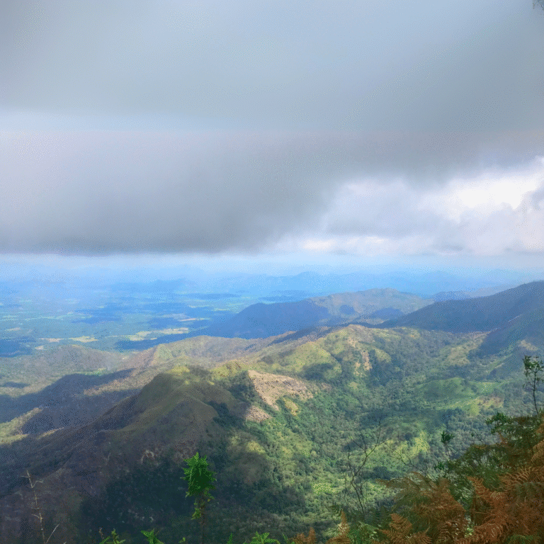 Lush greenery and deep valley at Mini World's End