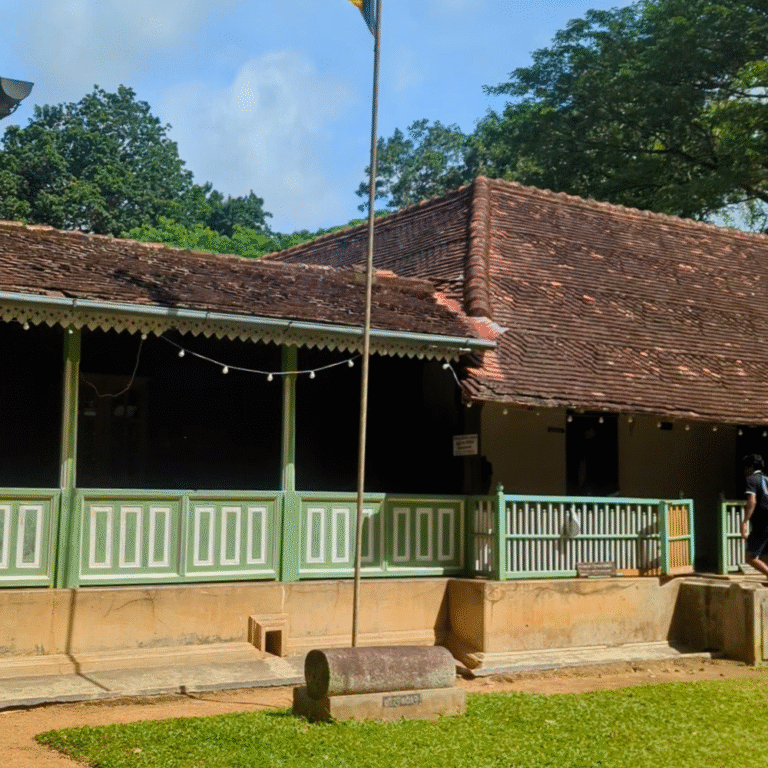 Traditional Sri Lankan walawwa structure in Sabaragamuwa