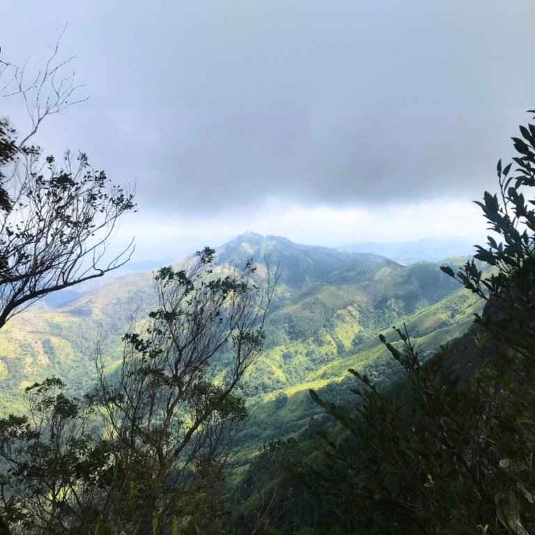 Early morning mist at Madulsima mountain viewpoint