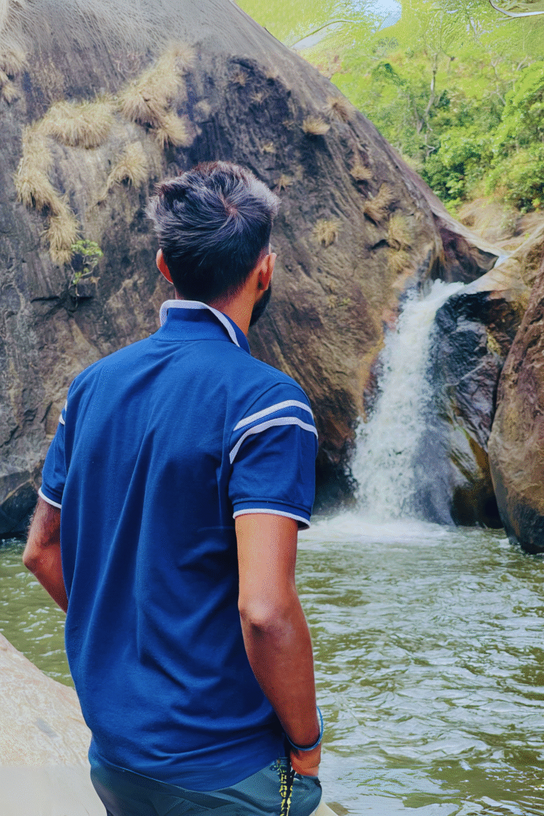 Tourists enjoying the natural beauty of Pahanthudawa
