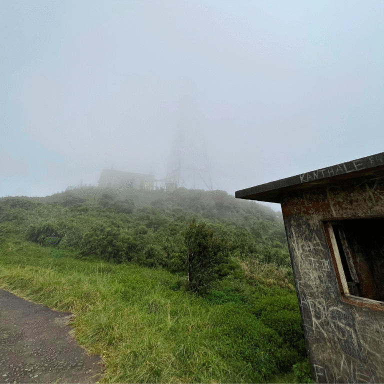 Scenic view of mist-covered mountains in Riverston Sri Lanka