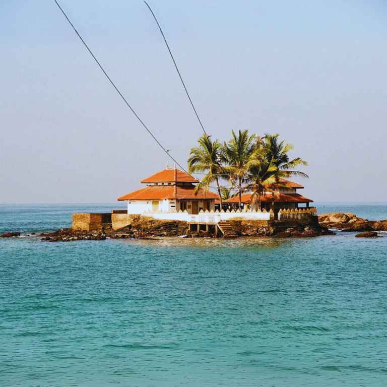 Buddhist temple in Sinigama Sri Lanka