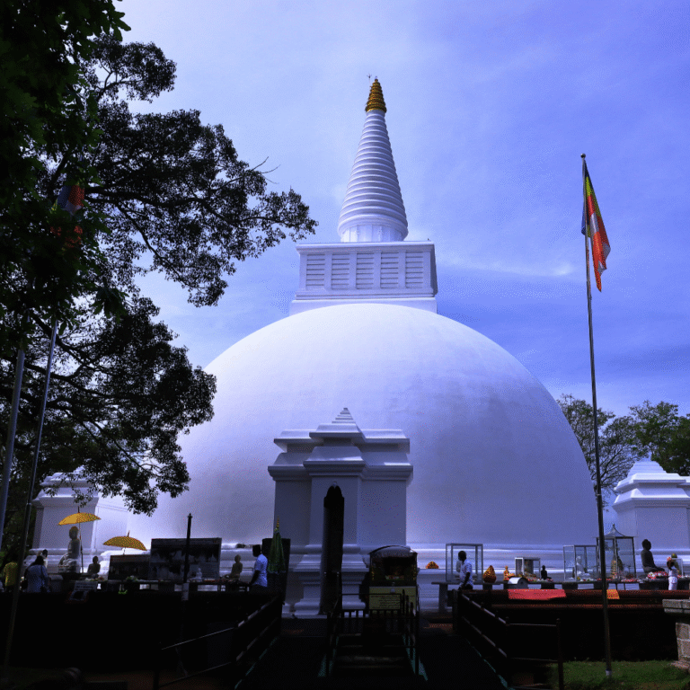 Historic Buddhist temple in the North Central Province of Sri Lanka