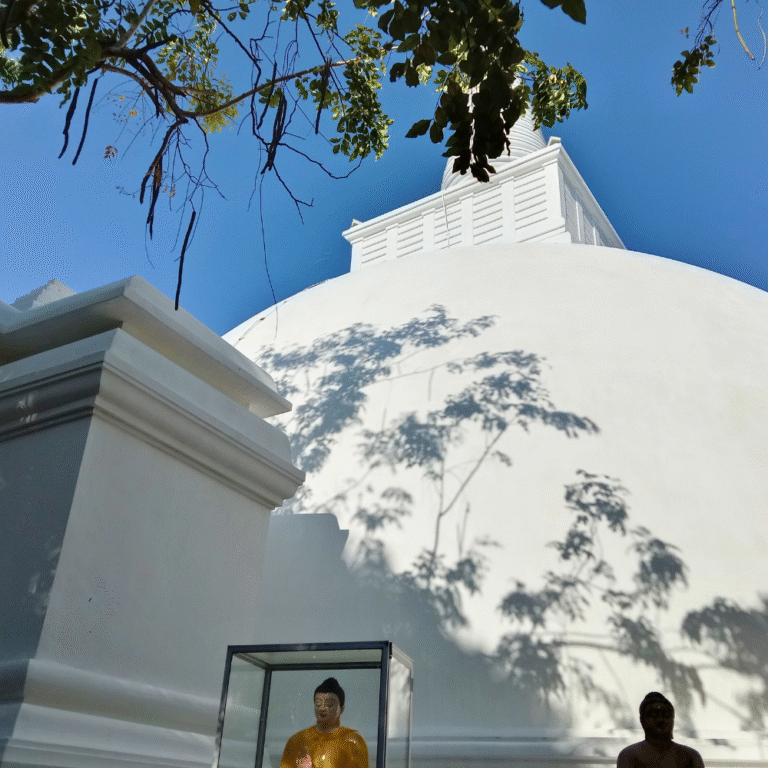 Traditional Buddhist temple at Seruwawila in Trincomalee