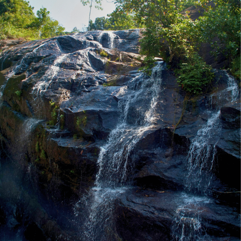 Dolosbage mountain range in Sri Lanka