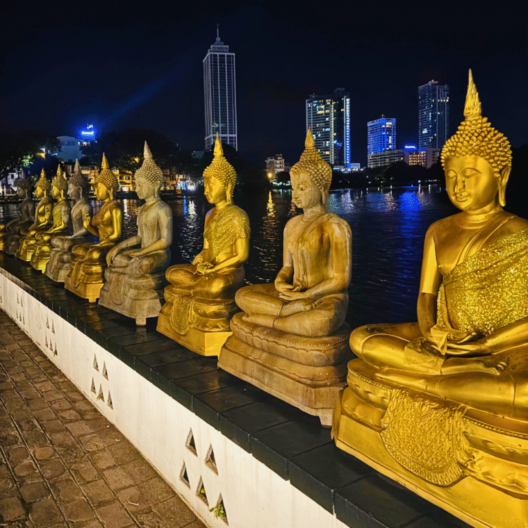 Gangaramaya Sima Malaka temple in Colombo Sri Lanka
