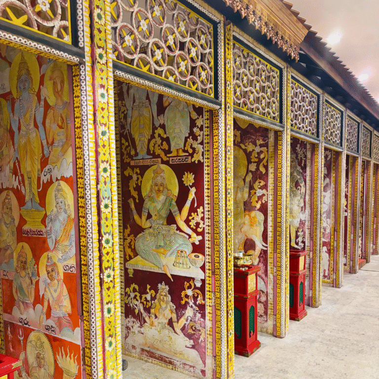 Buddhist architecture at Gangaramaya Temple