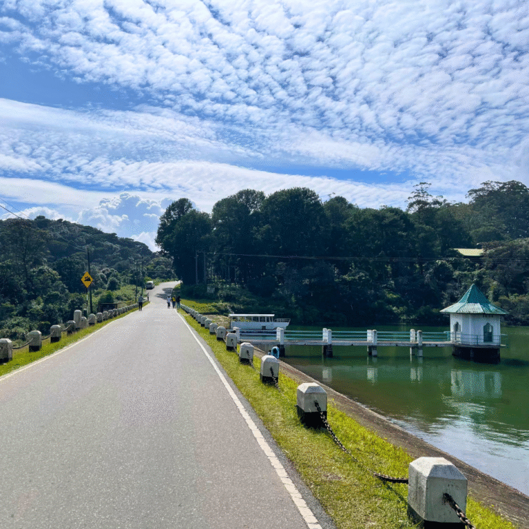 Beautiful nature scenery at Kande Ela Reservoir