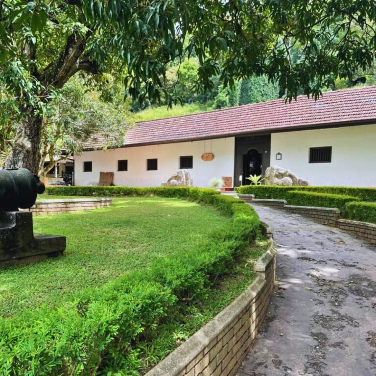 Historic Kandy National Museum building in Sri Lanka