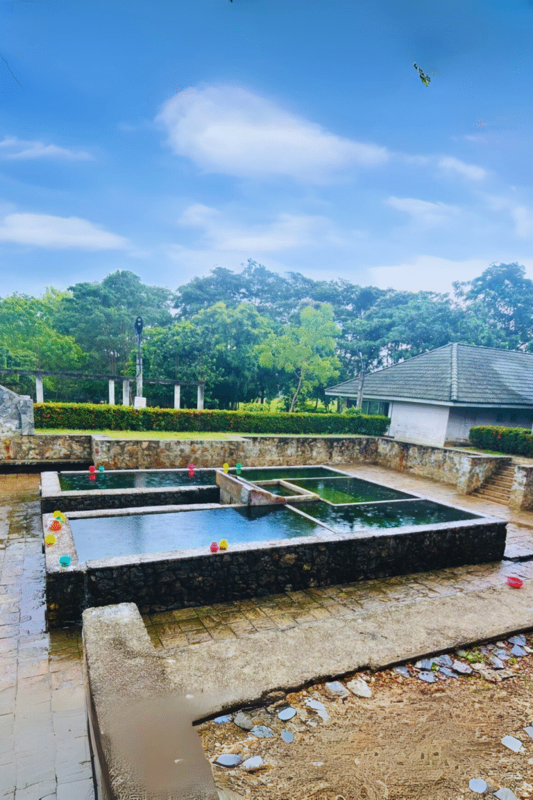 Madunagala Hot Springs natural thermal pool in Sri Lanka