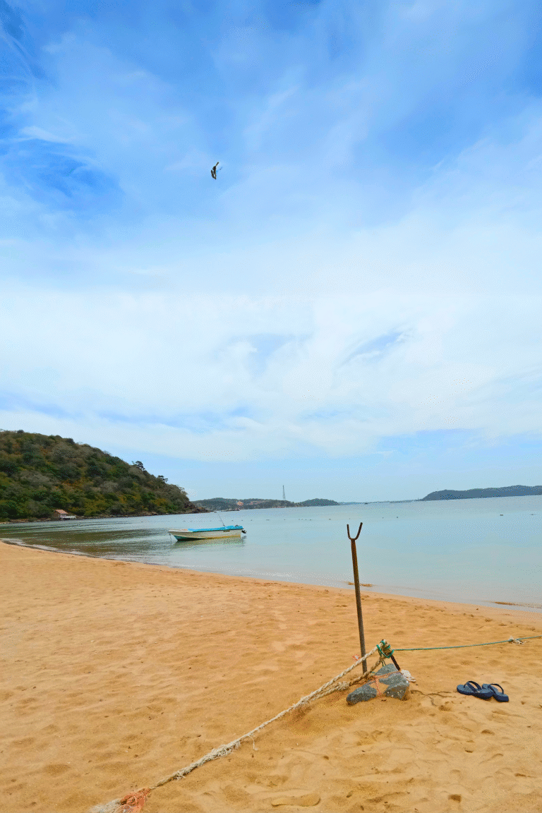 Beautiful sea waves at Marble Beach Sri Lanka