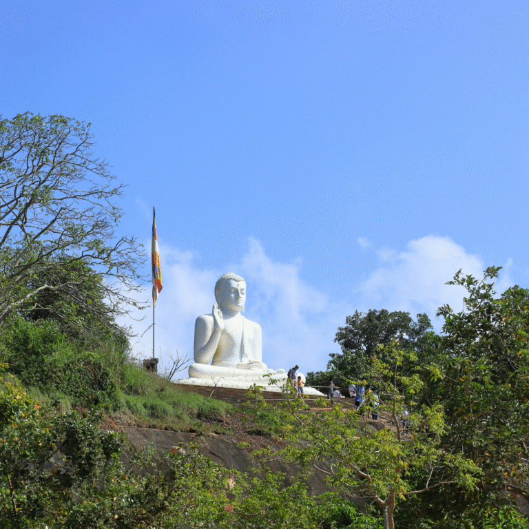 Historic ruins and shrines at Mihintale