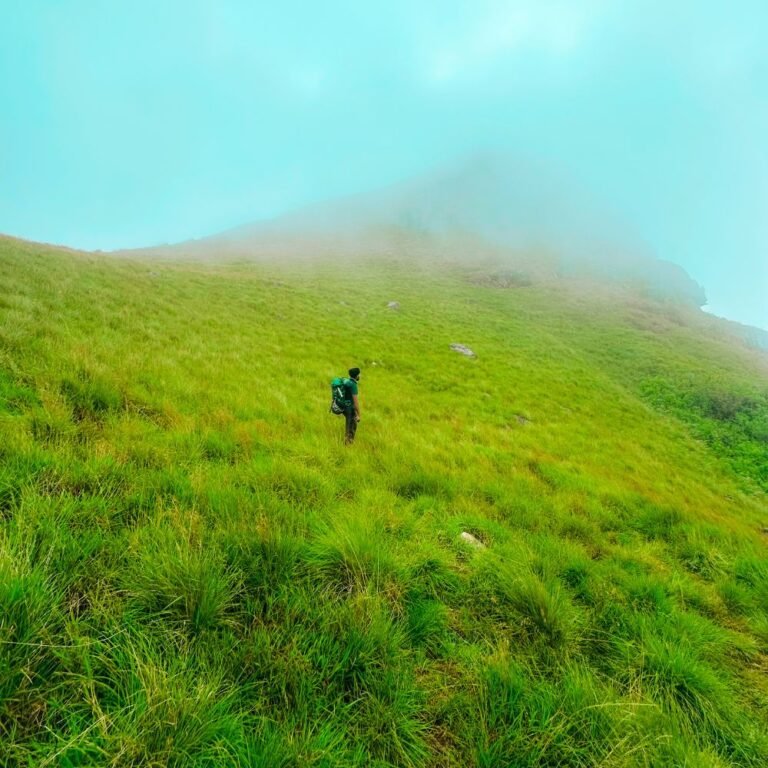 Scenic landscape view from Narangala top in Uva Province