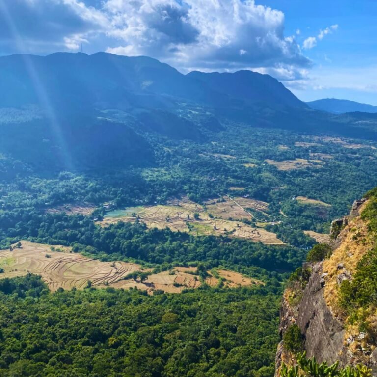 aerial view of Manigala and nearby villages