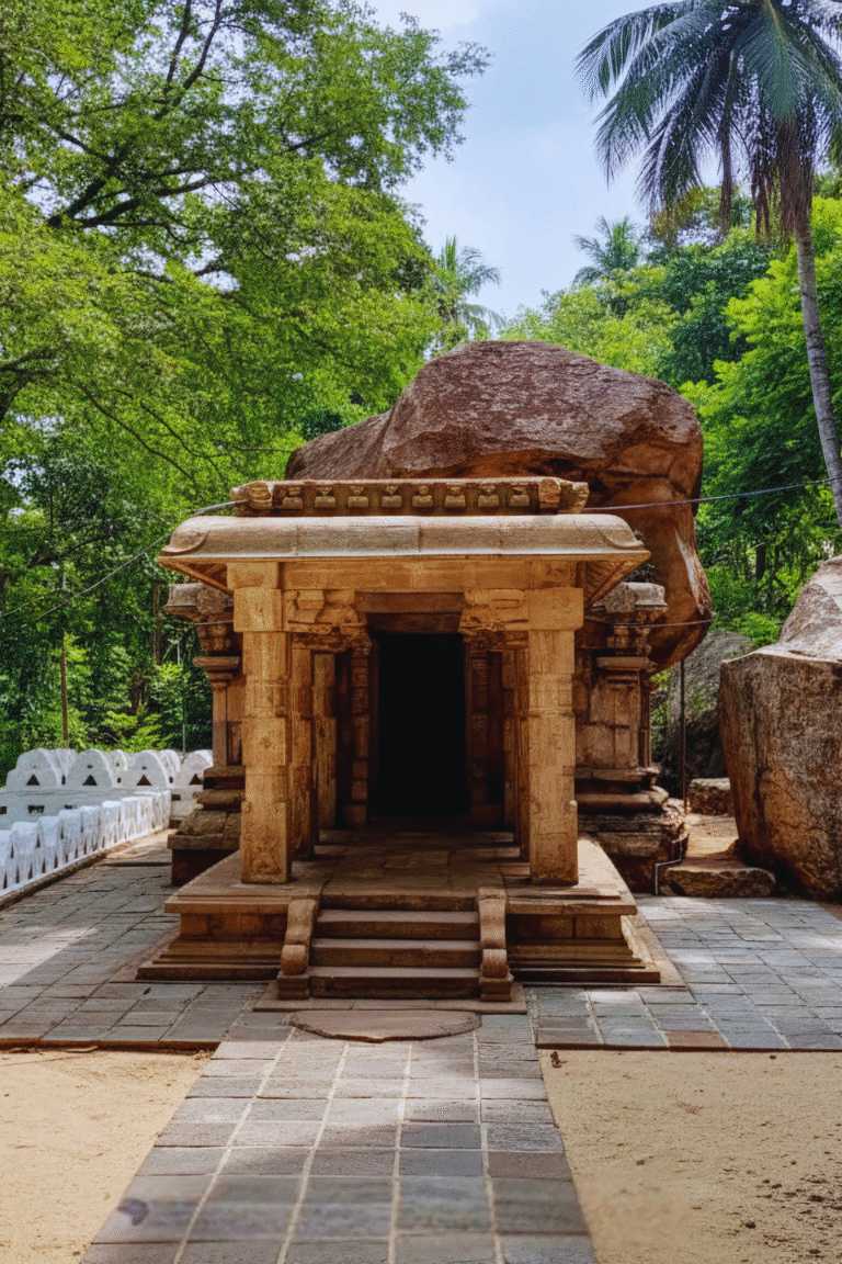 Ridi Viharaya ancient Buddhist temple in Sri Lanka