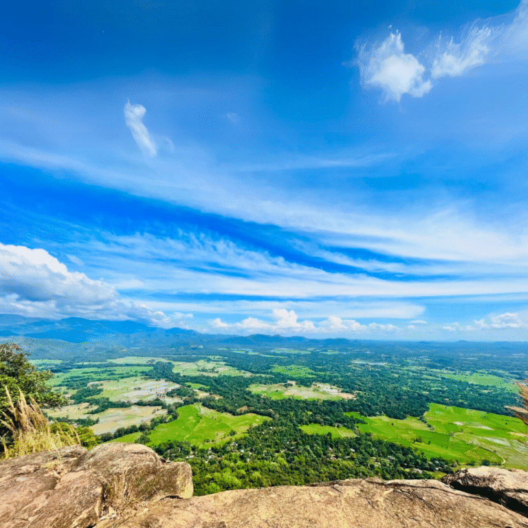 Kuragala historic site with ancient inscriptions