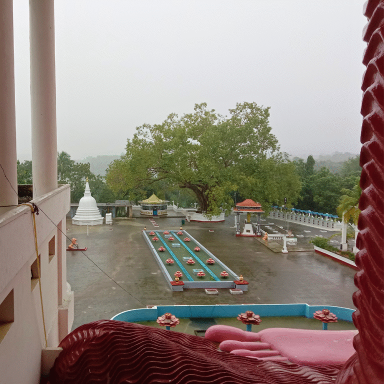 Sacred religious site in Weherahena Matara