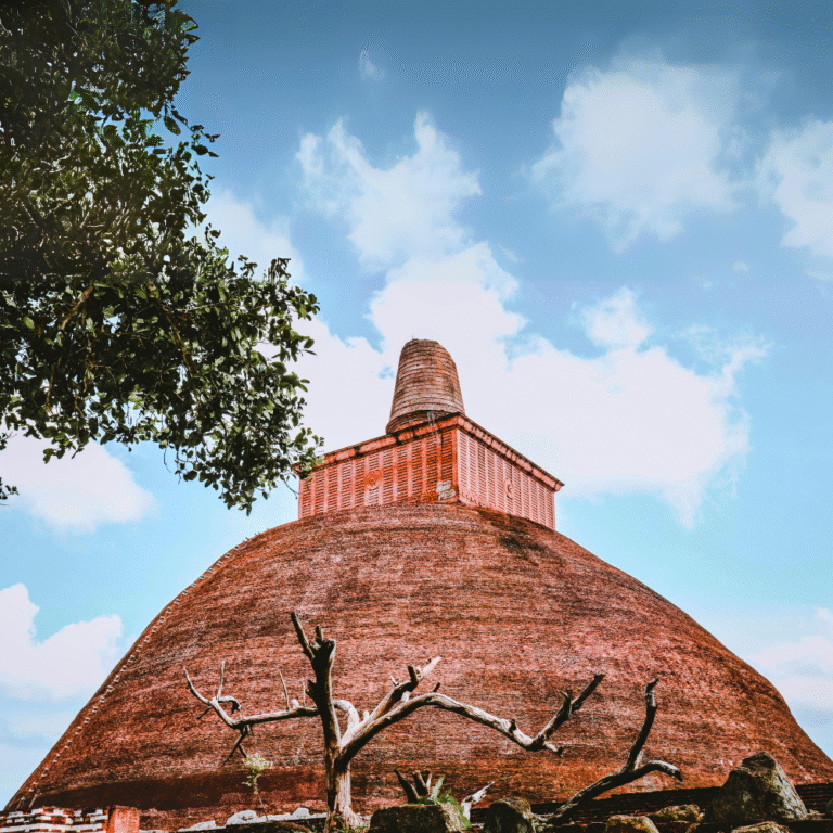Heritage site Jethawanaramaya in Anuradhapura city