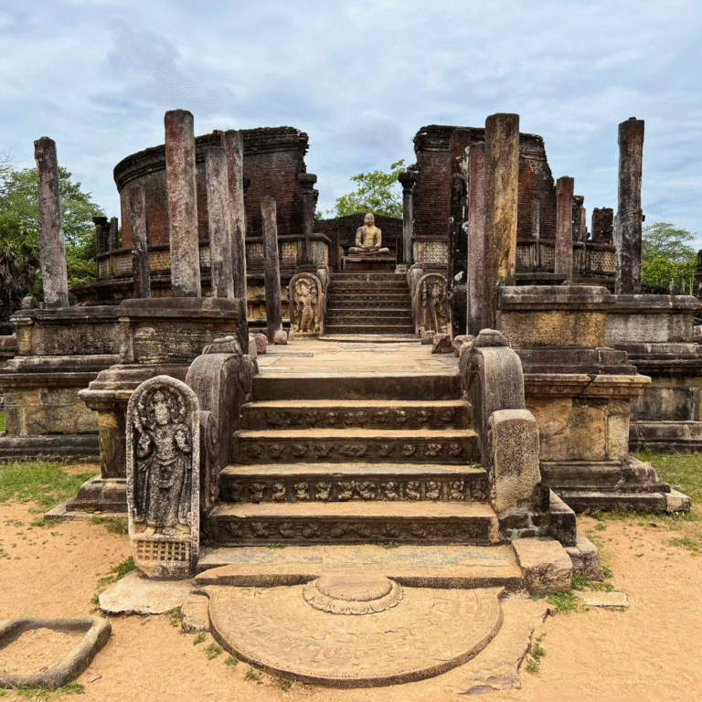 Sacred Buddhist site Vatadage Sri Lanka heritage