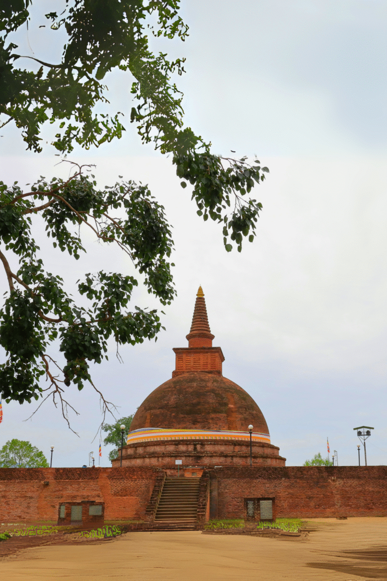 Stone architecture of Dematamal Viharaya Sri Lanka