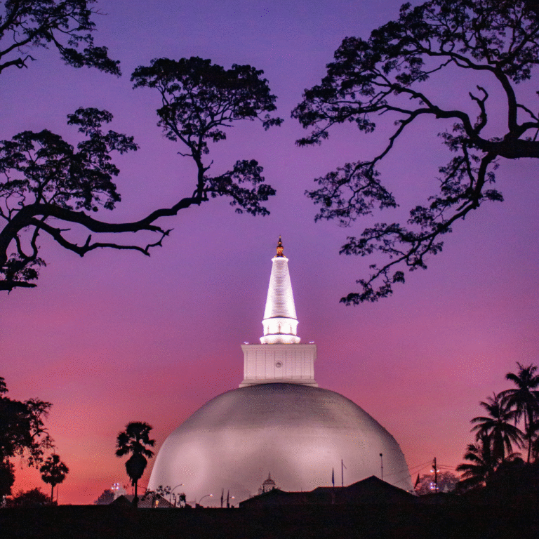 Ruwanwelisaya stupa in Anuradhapura Sri Lanka