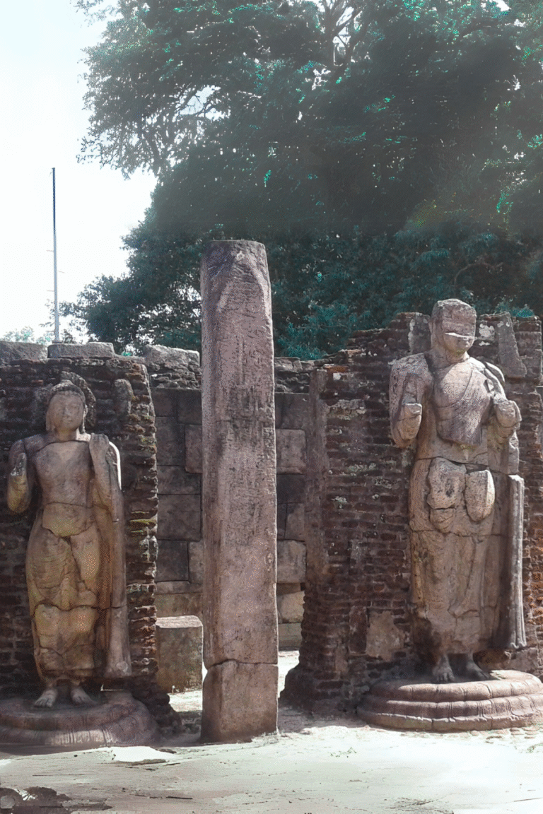 Hatadage ancient relic shrine in Polonnaruwa Sri Lanka