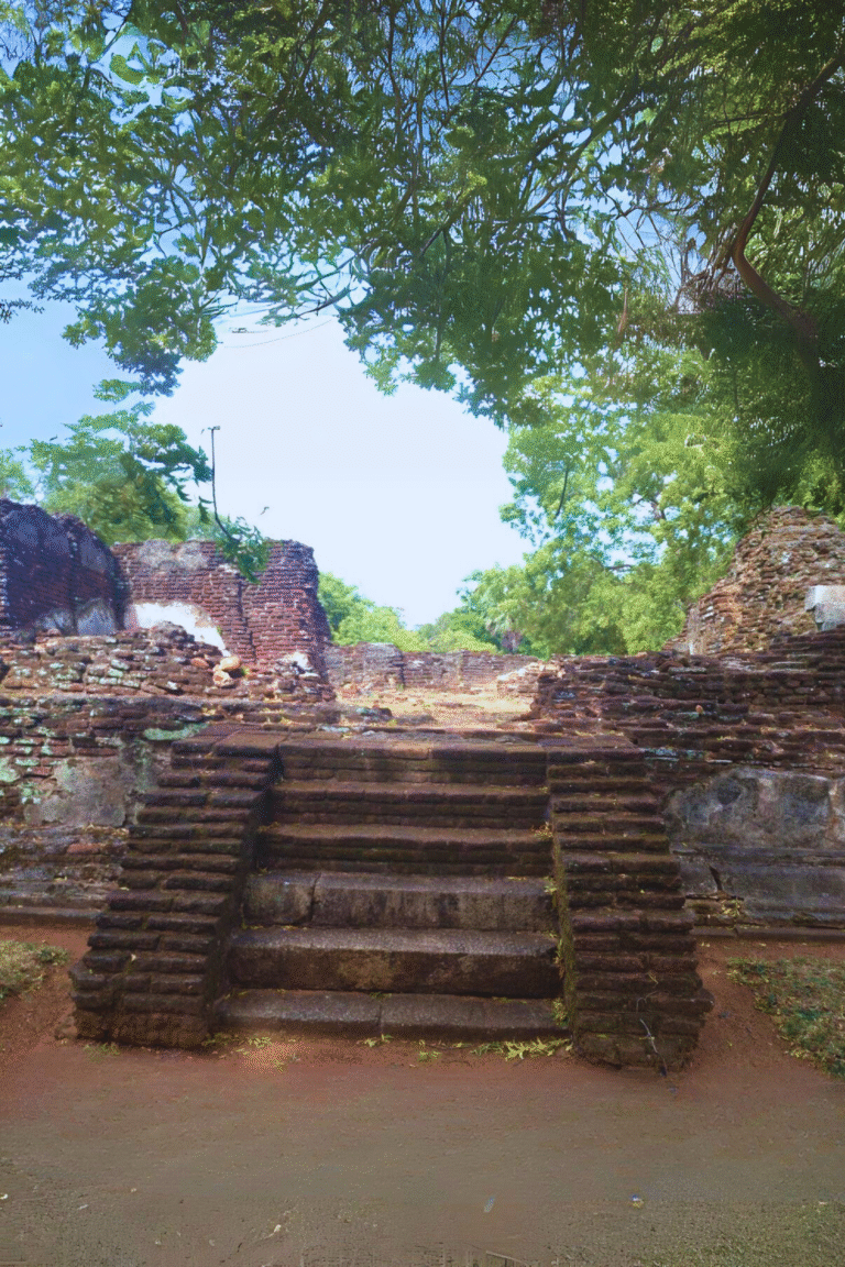 Ancient ruins of Nissanka Malla palace