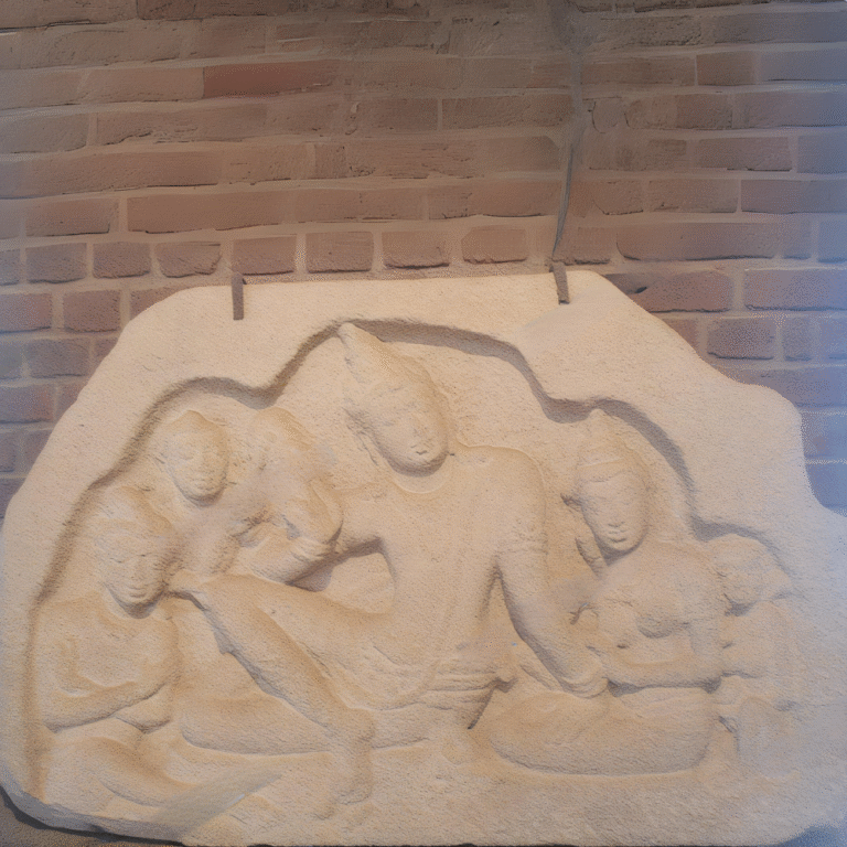 Stone carvings at Isurumuniya Viharaya Sri Lanka