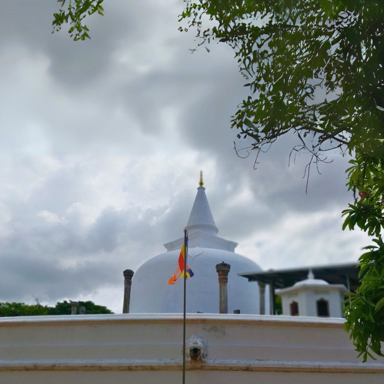 Ancient Buddhist temple Lankaramaya heritage site