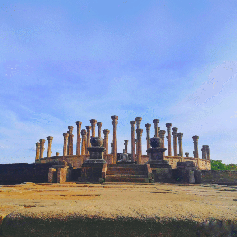Medirigiriya Vatadage ancient Buddhist ruins in Sri Lanka