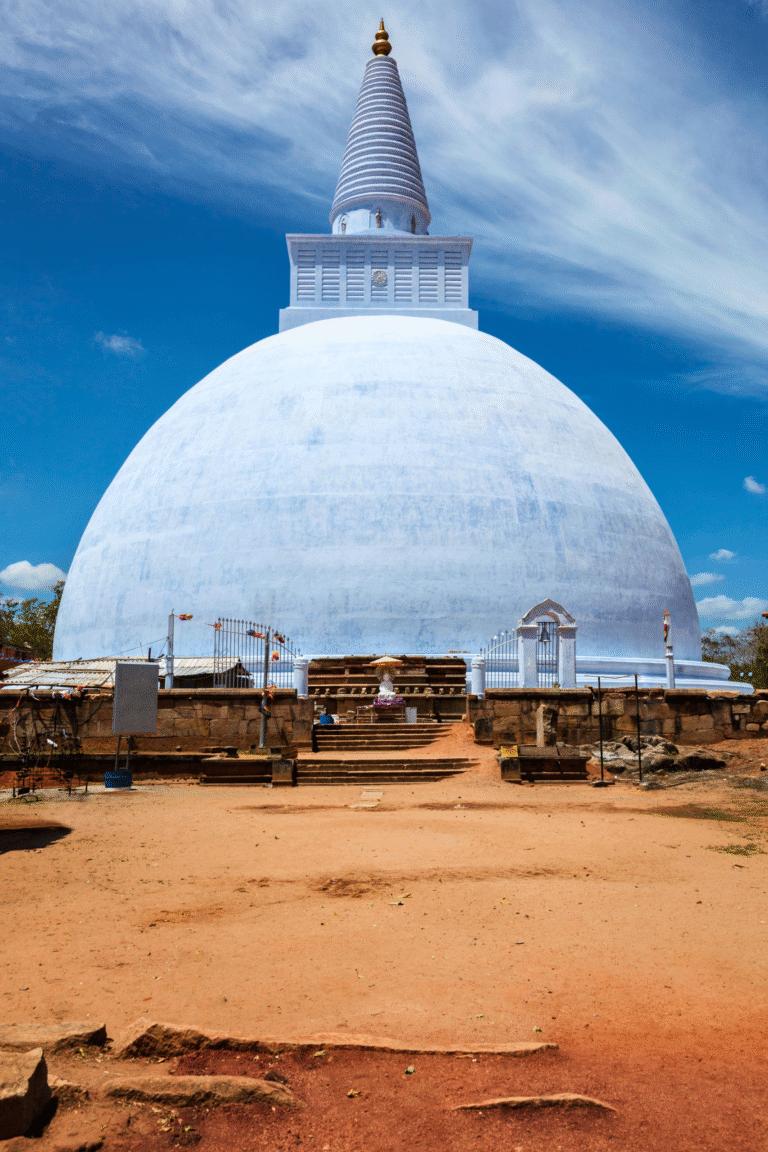 Historical stupa of Mirisawetiya Temple Sri Lanka
