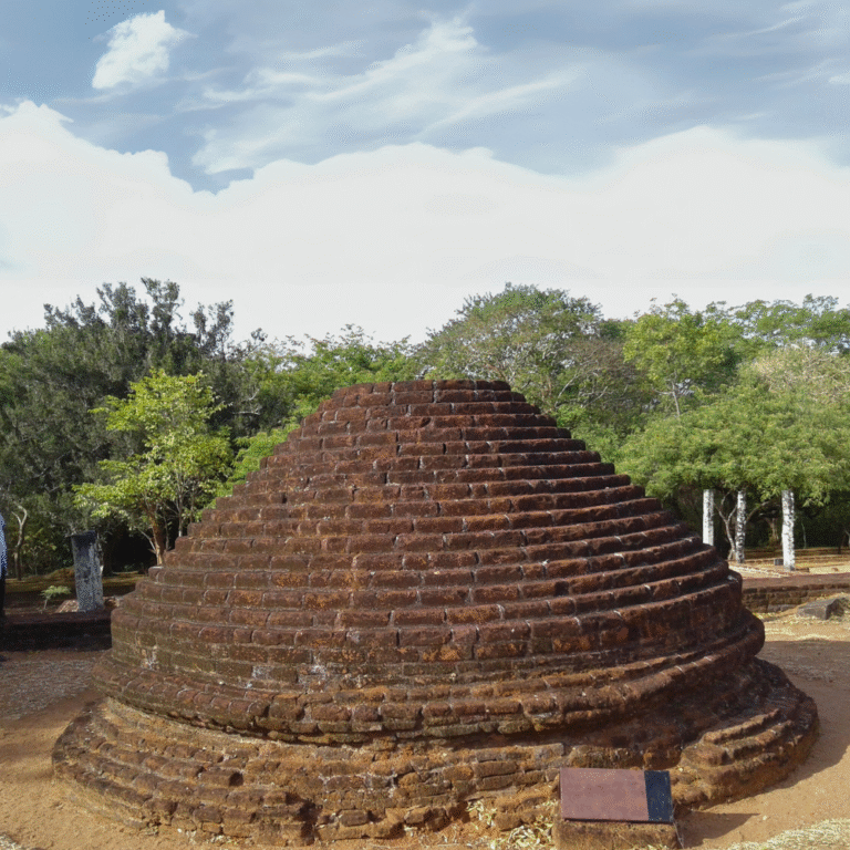Historical Buddhist temple ruins of Pothgul Viharaya