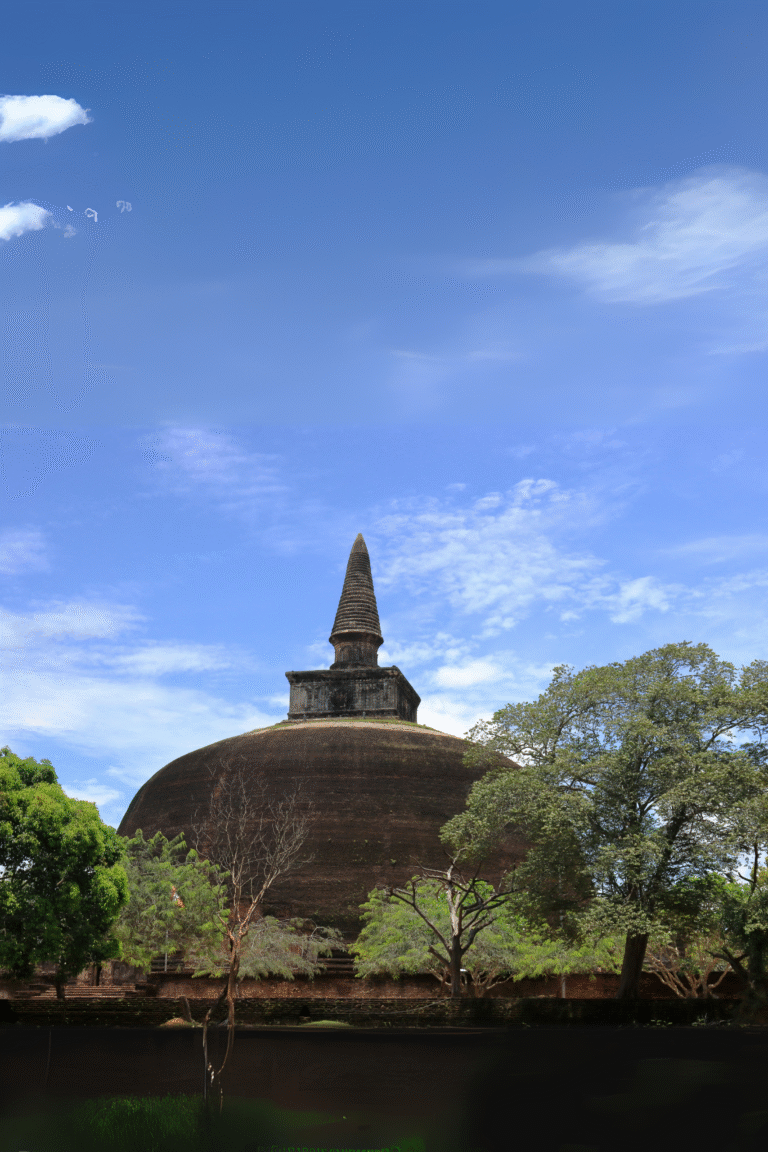 Rankoth Vehera stupa in Polonnaruwa Sri Lanka