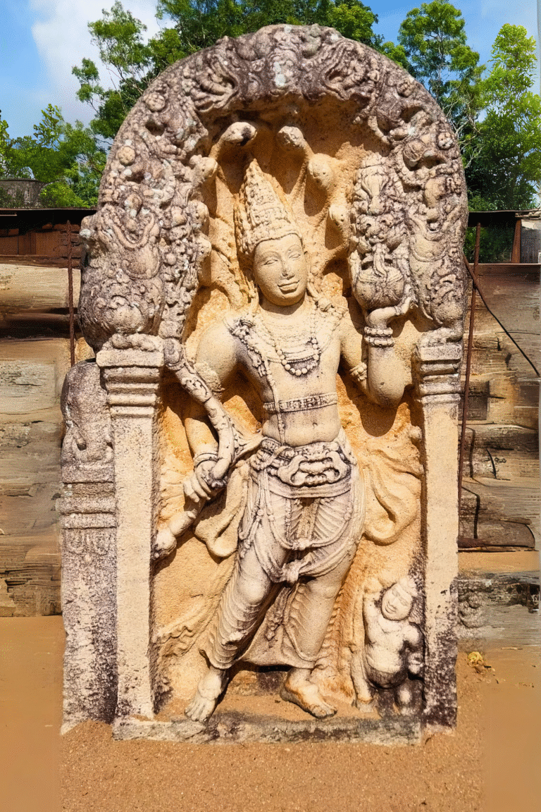 Ancient Rathna Prasadaya structure showcasing Sri Lankan history