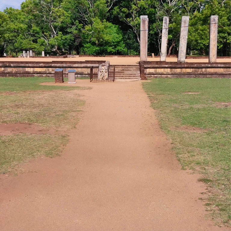 Historical Buddhist monument Rathna Prasadaya Sri Lanka