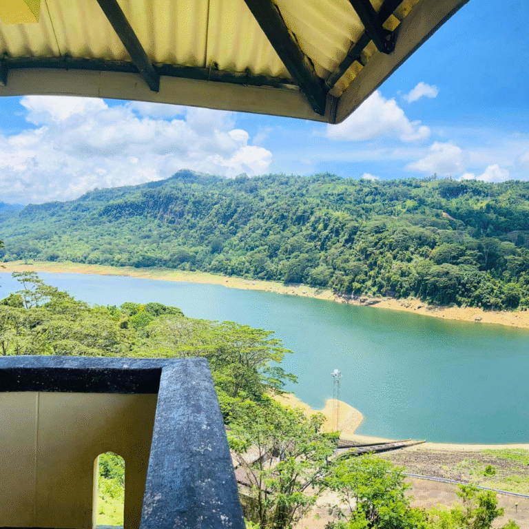 Scenic view of Kothmale Dam in Sri Lanka