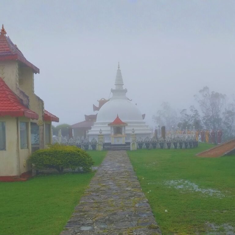 Scenic view from Single Tree Hill in Nuwara Eliya Sri Lanka