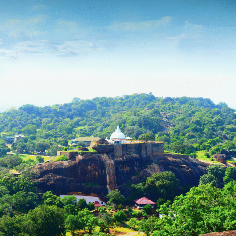 Scenic view of Sithulpawwa rock monastery