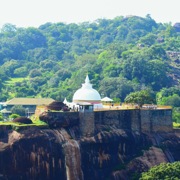 Rock monastery at Sithulpawwa surrounded by nature