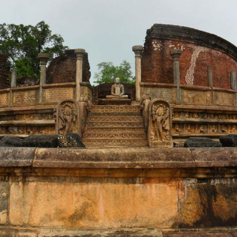 Historical Buddhist monument Vatadage Sri Lanka
