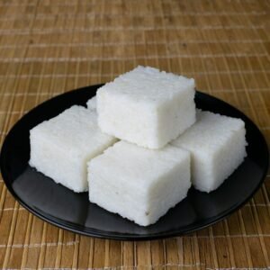 Freshly prepared kiribath for Sinhala and Tamil New Year