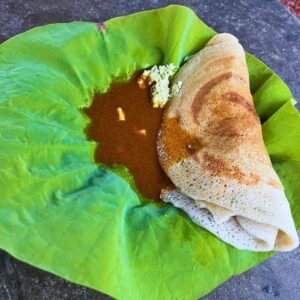 South Indian style dosa known as thosei popular in Sri Lanka