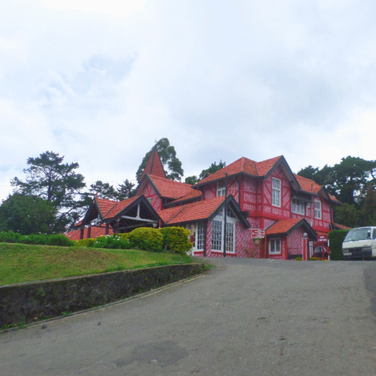 Colonial era post office building in Nuwara Eliya Sri Lanka